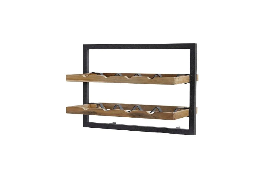 WINEMATE Smooth Teak 8 Bottles - Style C - Image 9